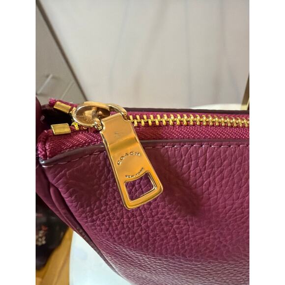 Coach Ellie File Pink Pebbled Leather Crossbody Bag EUC MSRP $350 - Picture 13 of 16